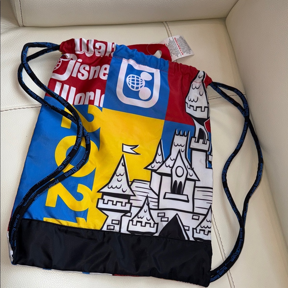 Walt‎ Disney World 2021 Castle Drawstring Backpack